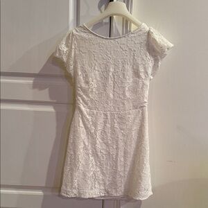 FP Movement by Free People White Lace Mini Dress